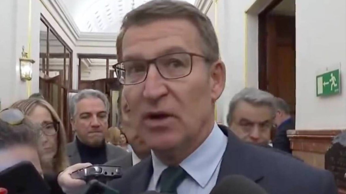 Alberto Núñez Feijóo, líder del PP