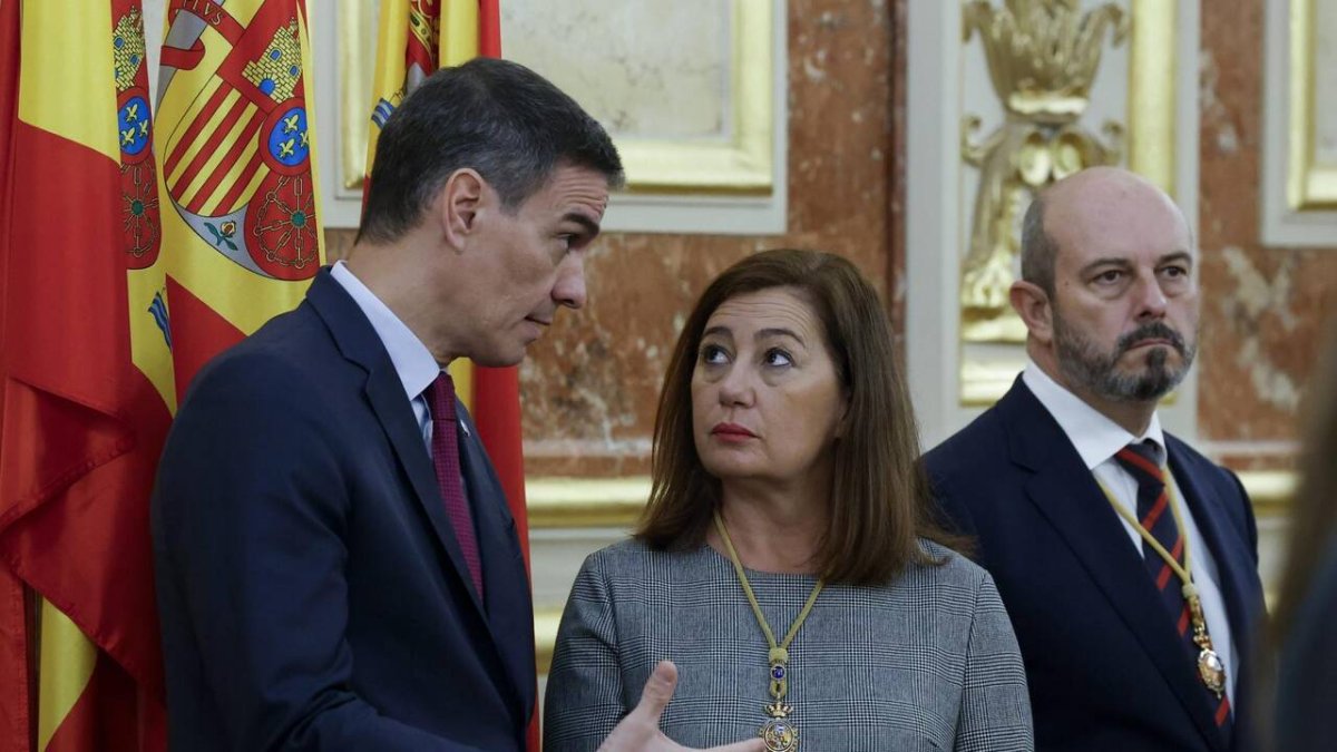 Sánchez y Armengol, el Día de la Constitución.