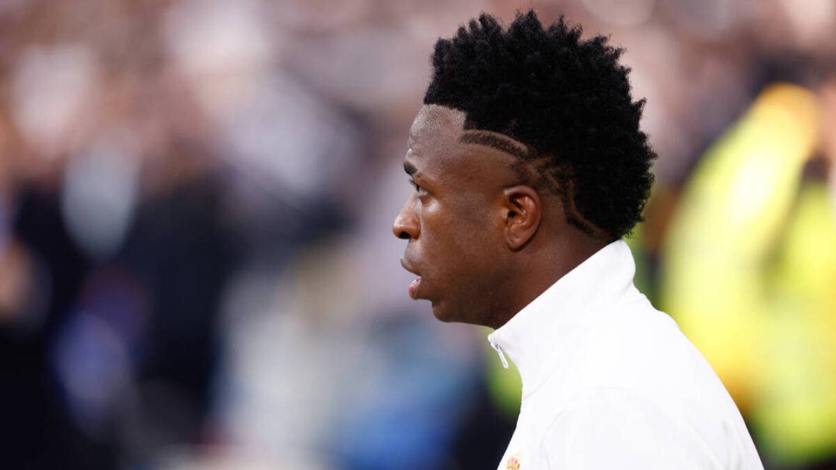 Vinicius, en el partido ante el Almería
