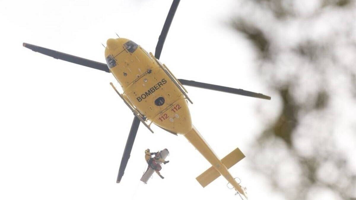 Helicóptero Alfa 1. Imagen de archivo