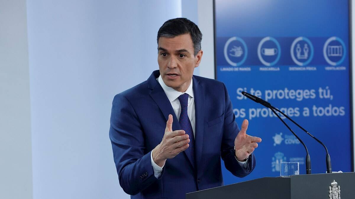 Pedro Sánchez en Moncloa.