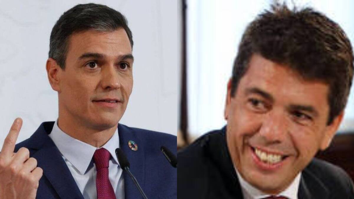 Pedro Sánchez y Carlos Mazón