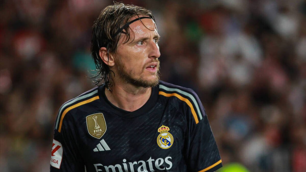 Modric, en un partido de LaLiga
