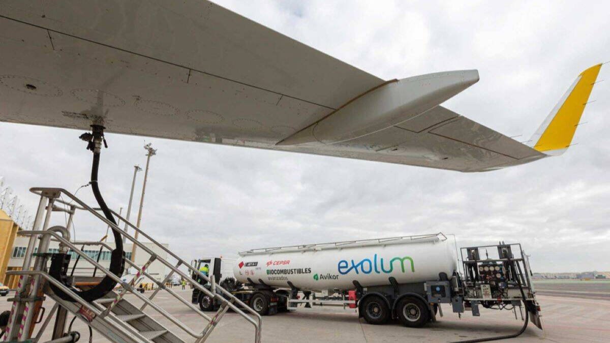 El biojet de Cepsa ya está presente en los aeropuertos de Madrid, Barcelona, Palma de Mallorca y Sevilla.