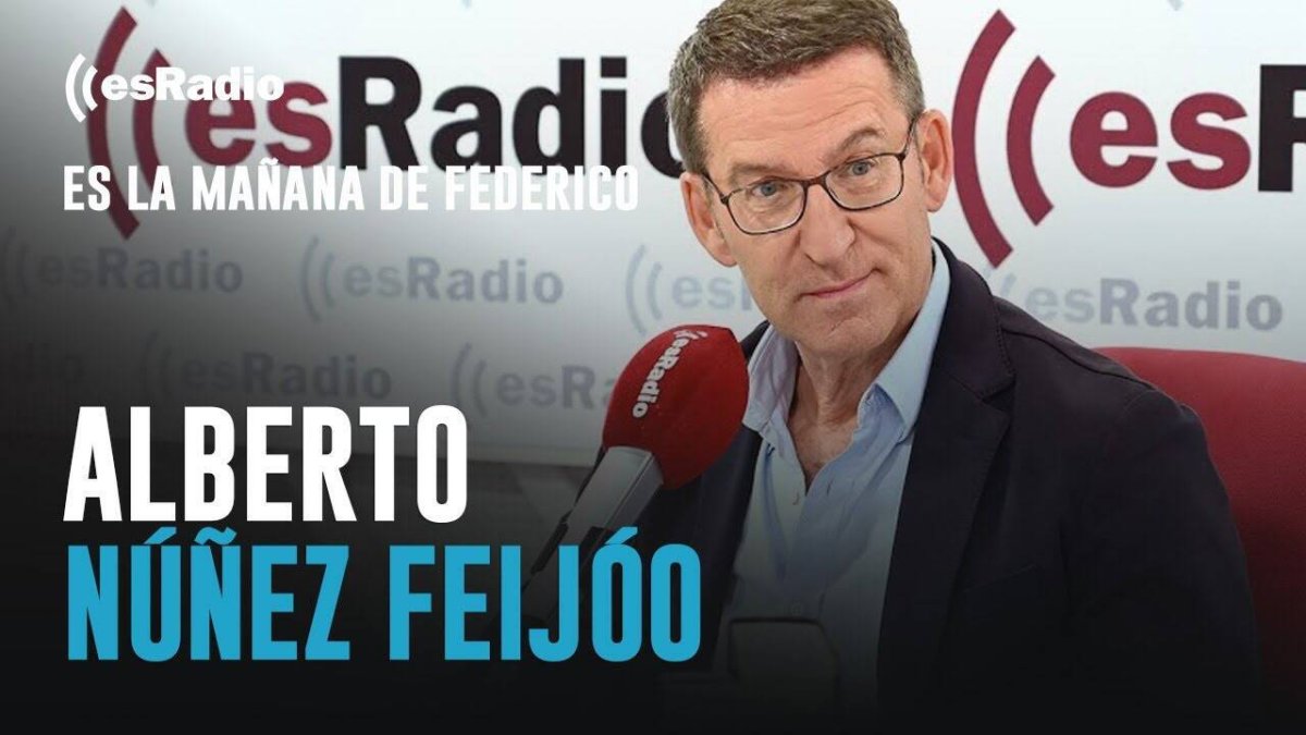 Alberto Núñez Feijóo, entrevistado por Federico Jiménez Losantos en EsRadio.