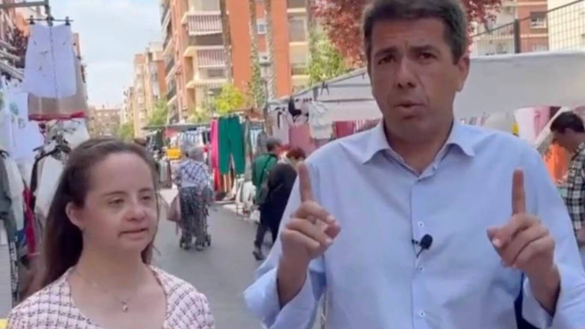 Mar Galcerán con Carlos Mazón