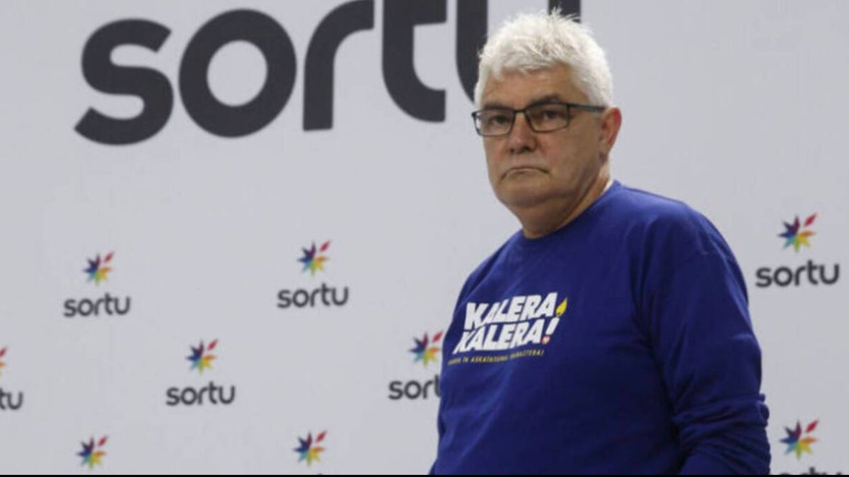 El etarra Kubati en un acto de Sortu