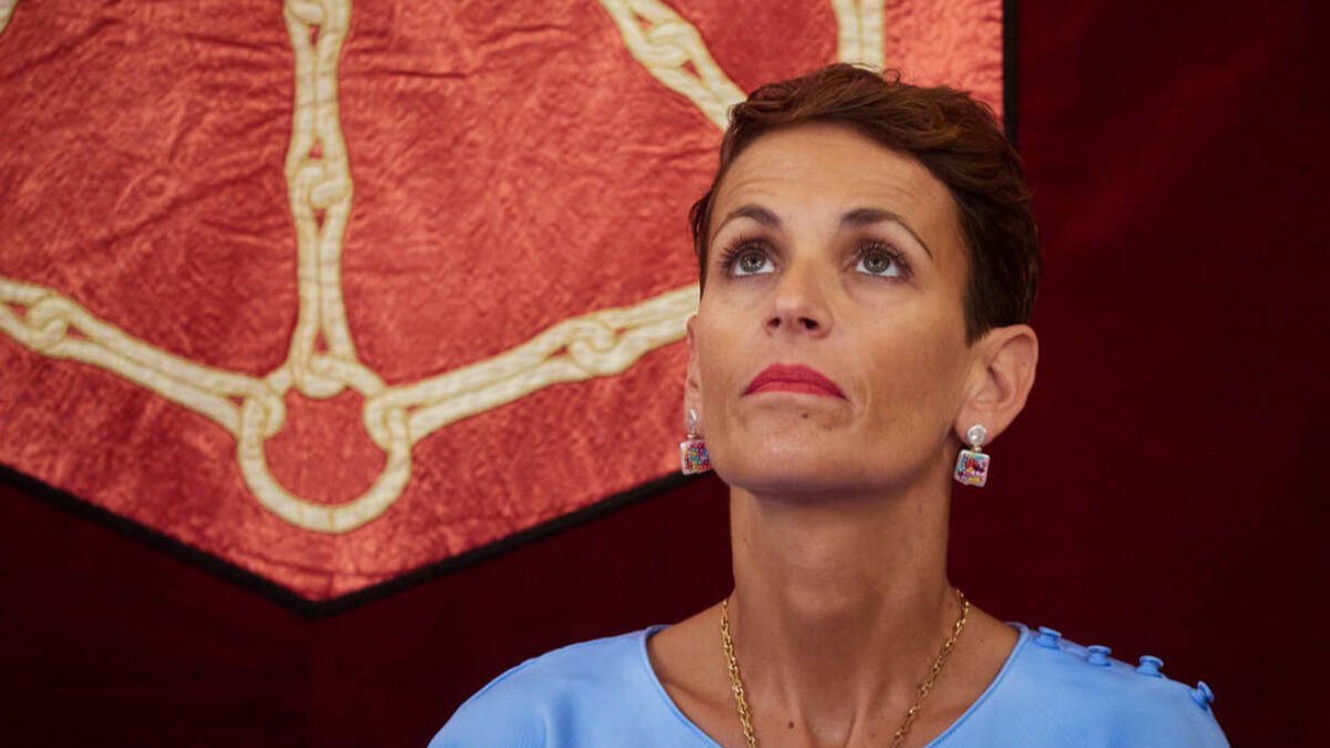 Chivite, presidenta de Navarra, en una imagen reciente