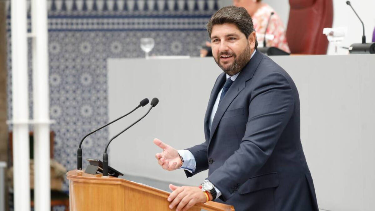 El Presidencia de la Comunidad, Fernando López Miras.