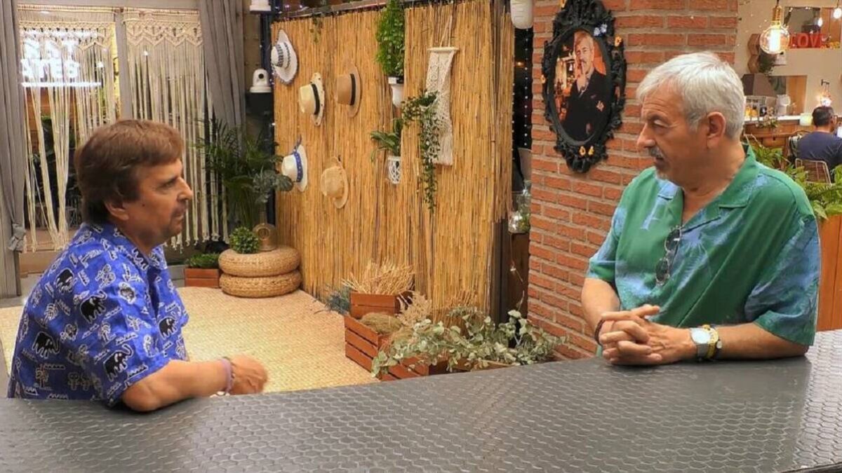 Marino y Carlos Sobera, antes de conocer a su cita en Cuatro.