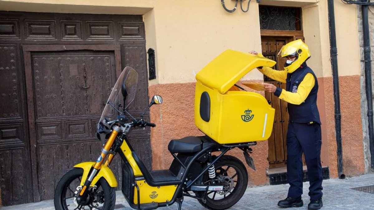 Moto elétrica correos