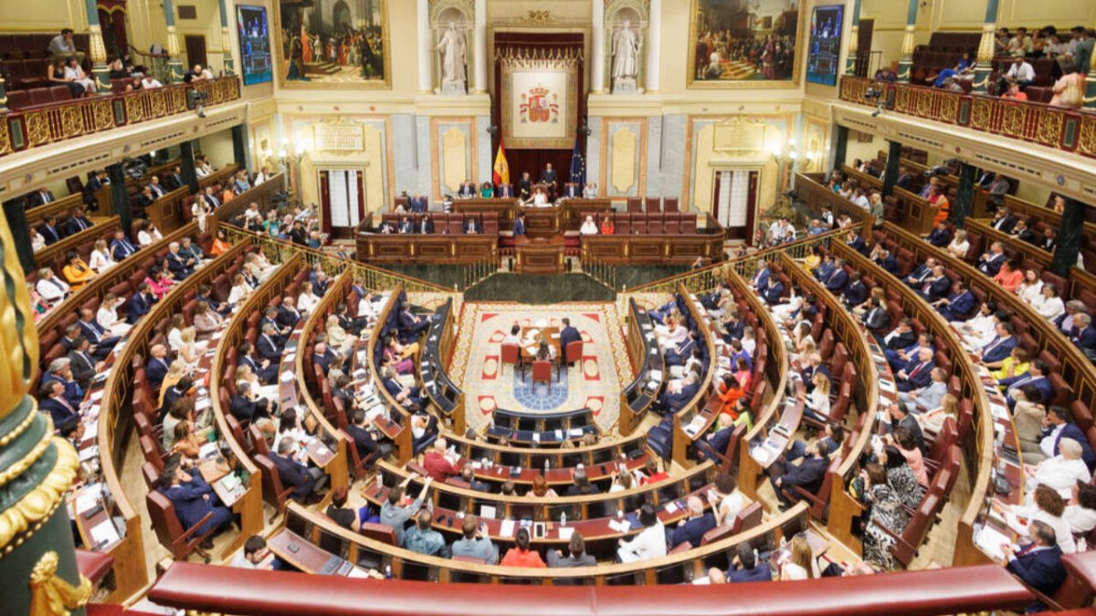 Imagen reciente del hemiciclo del Congreso de los Diputados