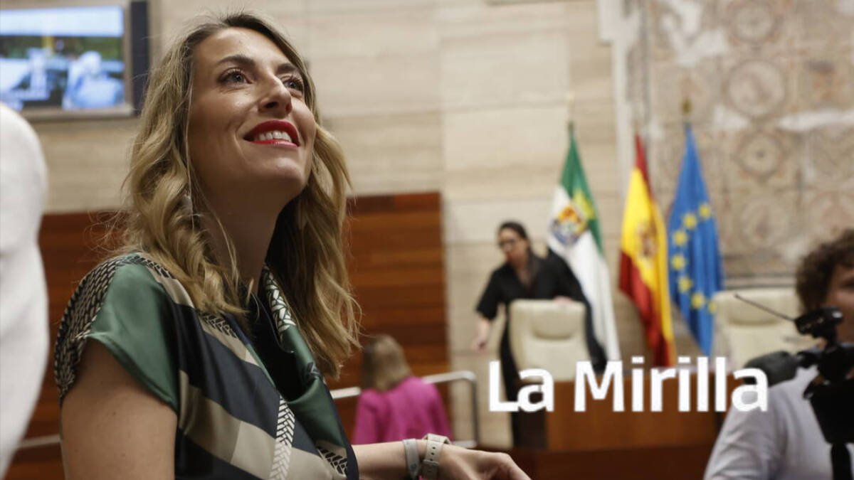 La recientemente nombrada presidenta de Extremadura, María Guardiola.