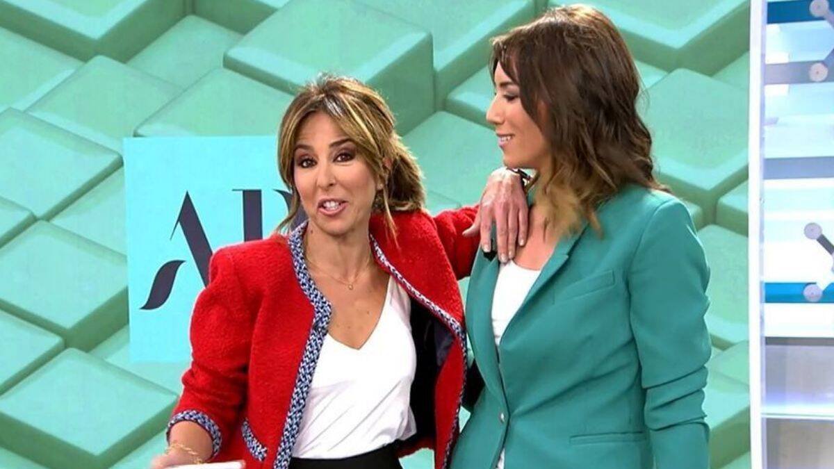 Ana Terradillos y Patricia Pardo, en un momento de El Programa de Ana Rosa.