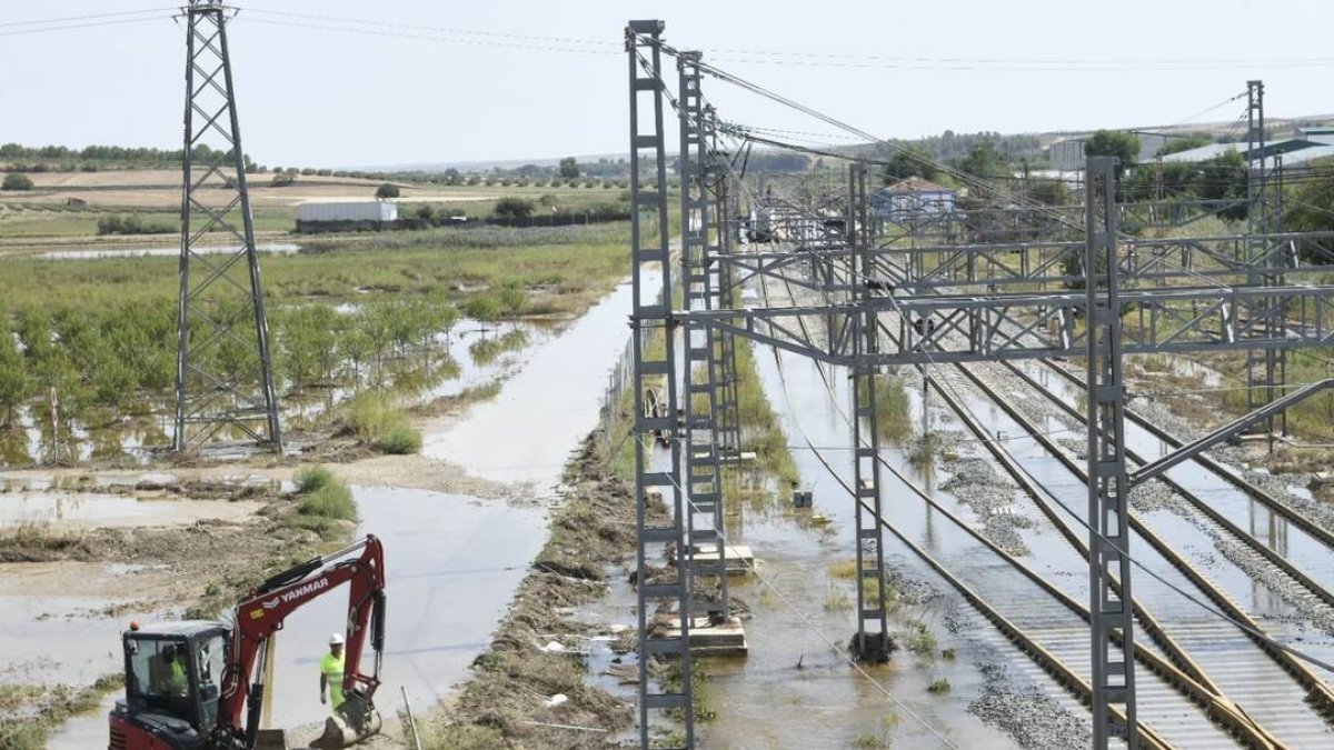 La DANA ha dejado secuelas en las líneas ferroviarias, resueltas 5 días después