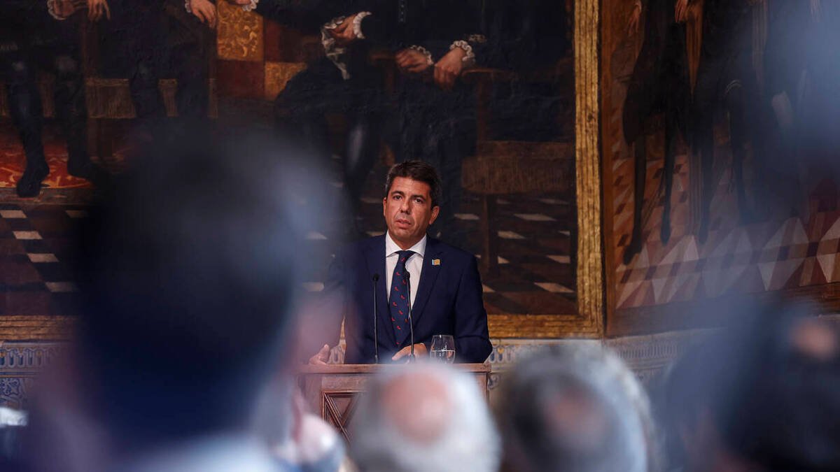 Carlos Mazón en su discurso del 9 d'Octubre