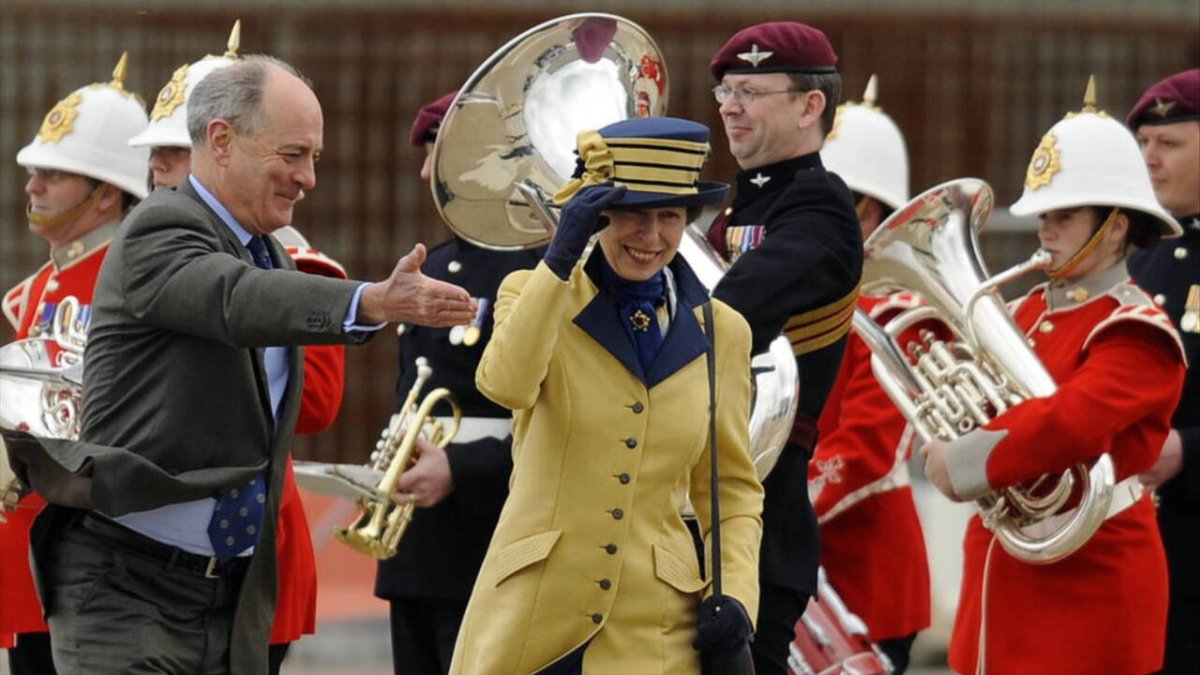 La princesa Ana de Inglaterra en su última visita a Gibraltar.