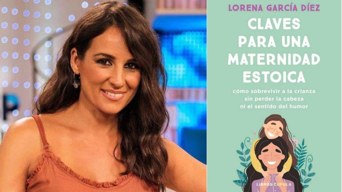 La presentadora de TV Lorena García y su reciente libro
