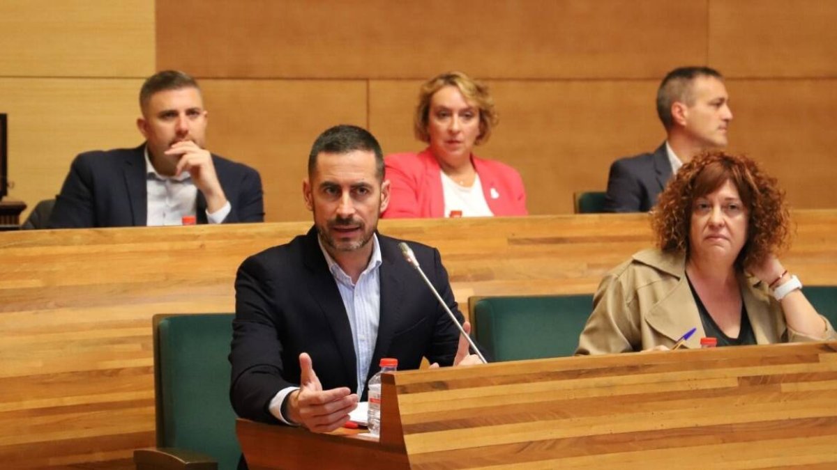 Carlos Fernández Bielsa, portavoz del PSPV en la Diputación