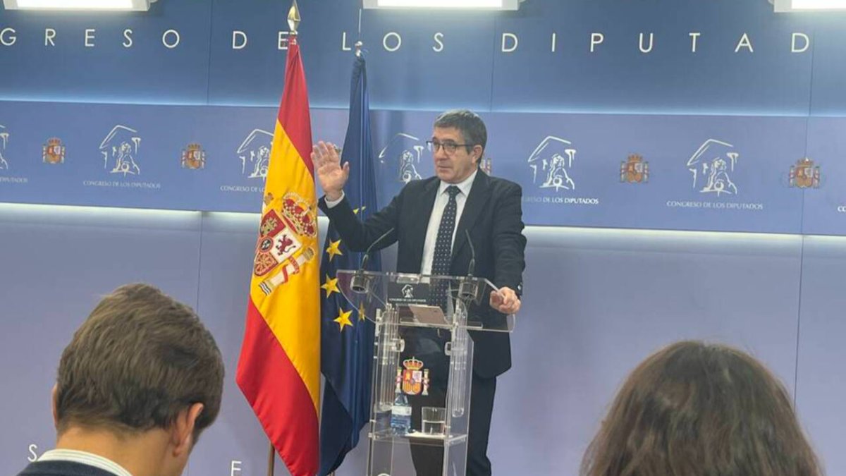 Patxi López, portavoz del PSOE en el Congreso