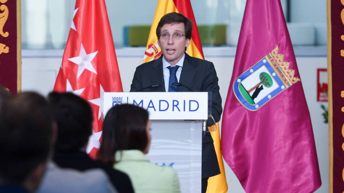 El alcalde de Madrid, José Luis Martínez-Almeida.