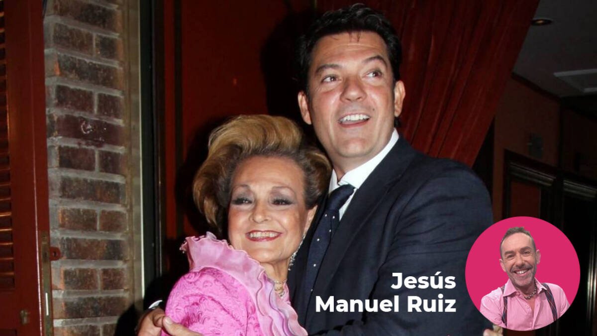 Carmen Sevilla y su hijo Augusto Algueró.