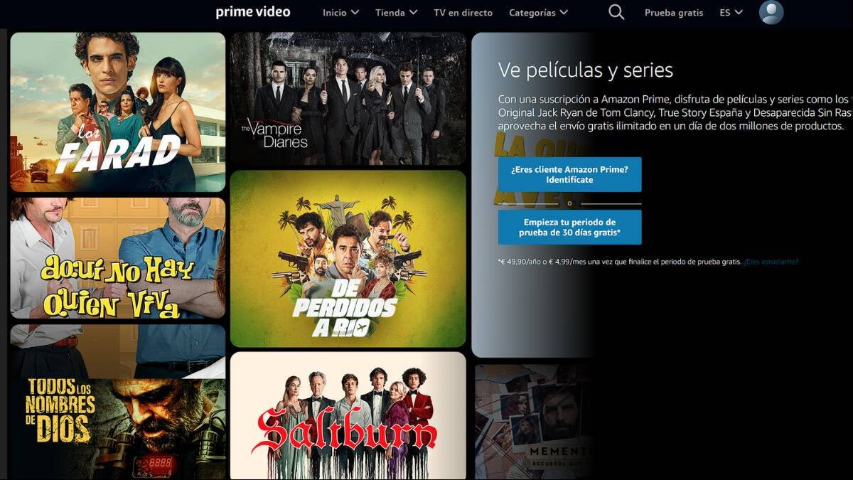Portada de Amazon Prime Video.