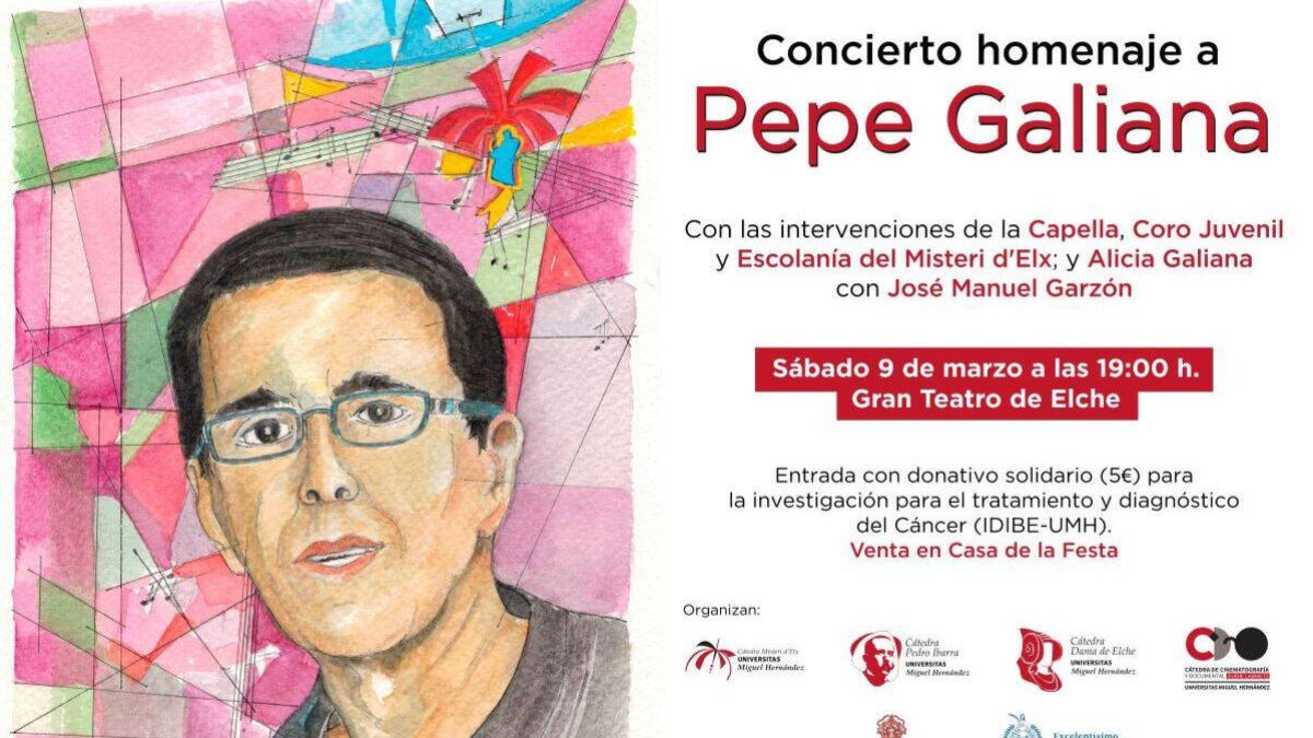 El músico Pepe Galiana será homenajeado con un concierto en el Gran Teatro