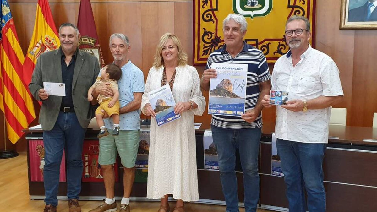 Agrupación Filatélica de Calp sobre la convención AFINET