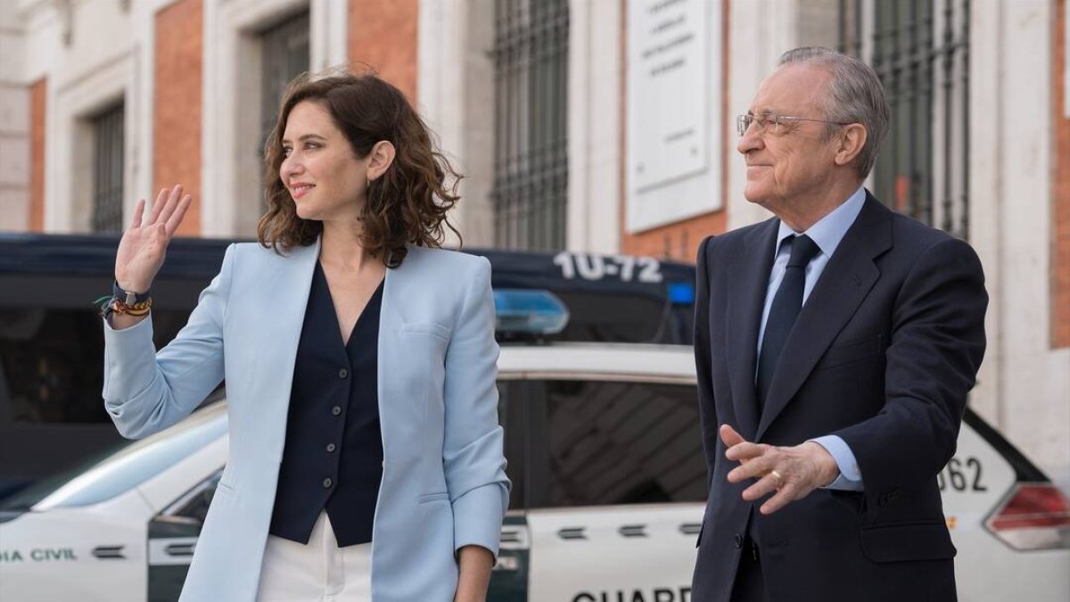 Isabel Díaz Ayuso y Florentino Pérez