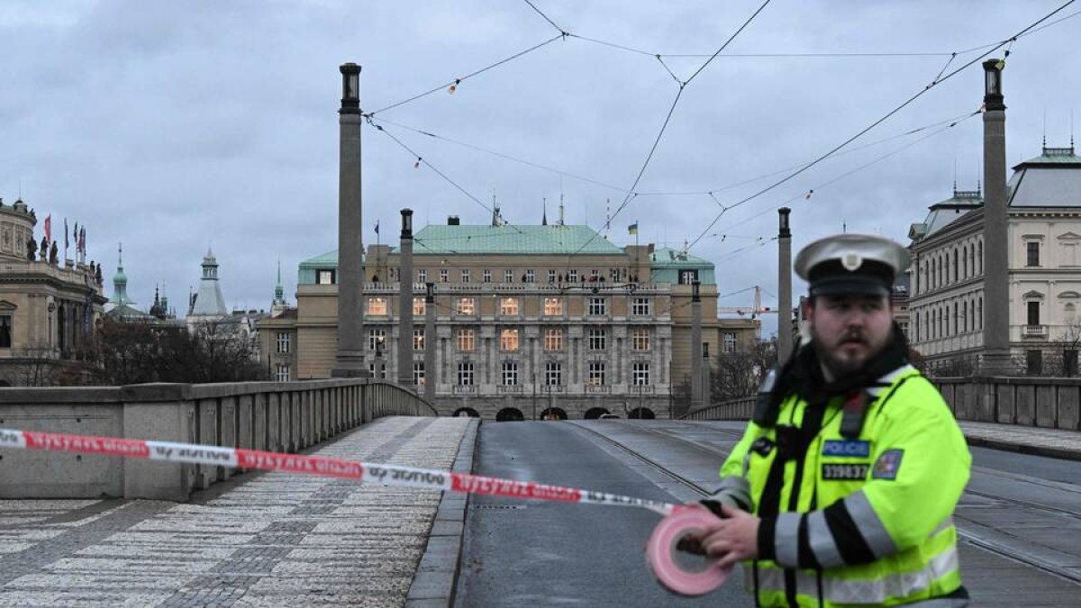 Tiroteo en Praga.