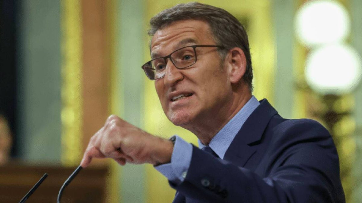 Alberto Núñez Feijóo, líder del PP.