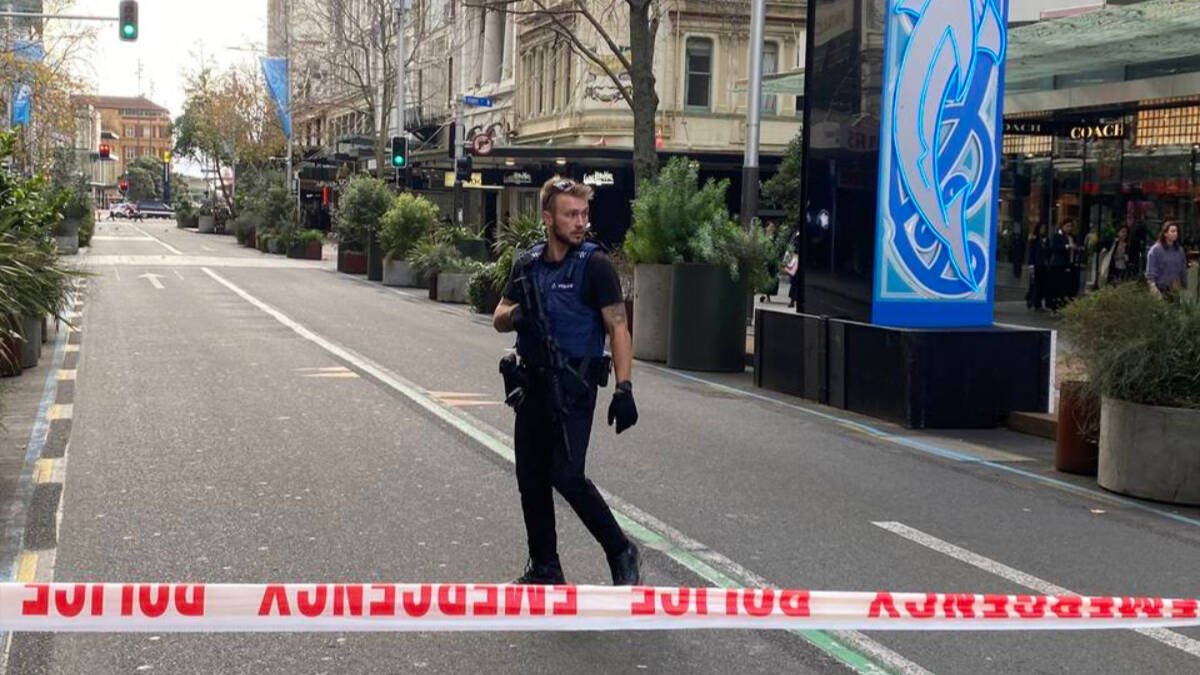 Las calles de Auckland, acordonadas