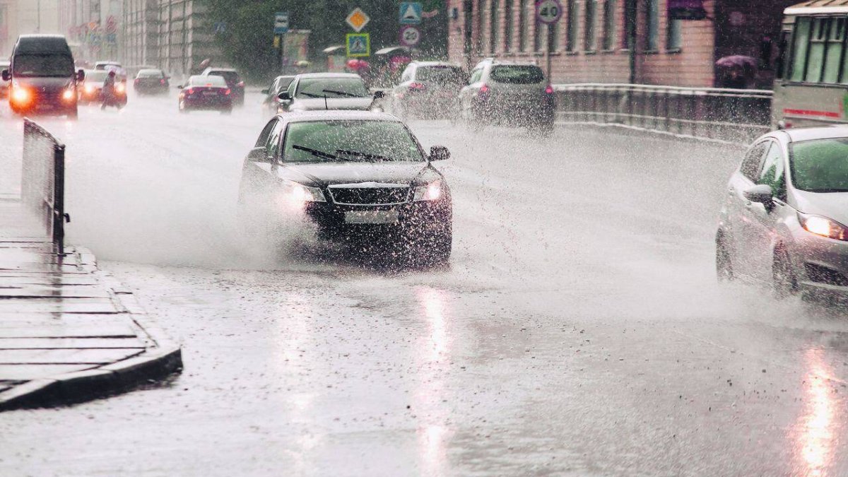 Conducción bajo la lluvia