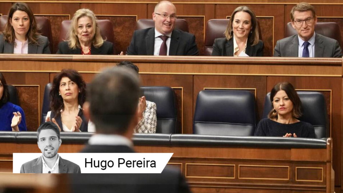 Pedro Sánchez frente a Núñez Feijóo en el Congreso