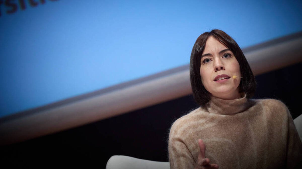 La ministra de Ciencia, Innovación y Universidades, Diana Morant, durante la Conferencia Internacional 'El futuro de las chicas STE(A)M', en el Museo Nacional Centro de Arte Reina Sofía,