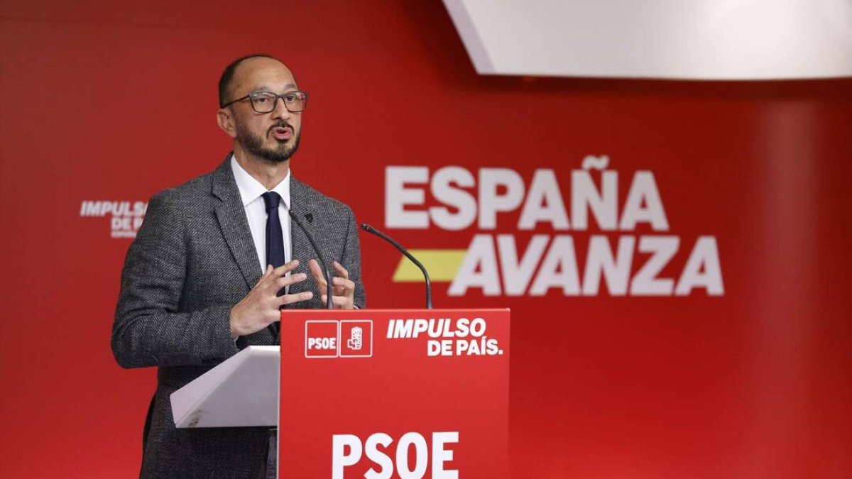De Celis, este lunes durante su comparecencia en Ferraz.