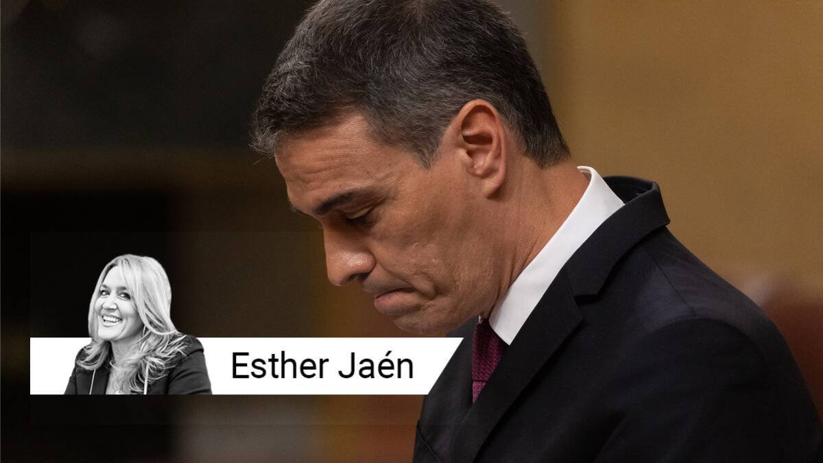 El líder del PSOE y presidente del Gobierno, Pedro Sánchez, durante la última sesión en el Congreso de los Diputados.