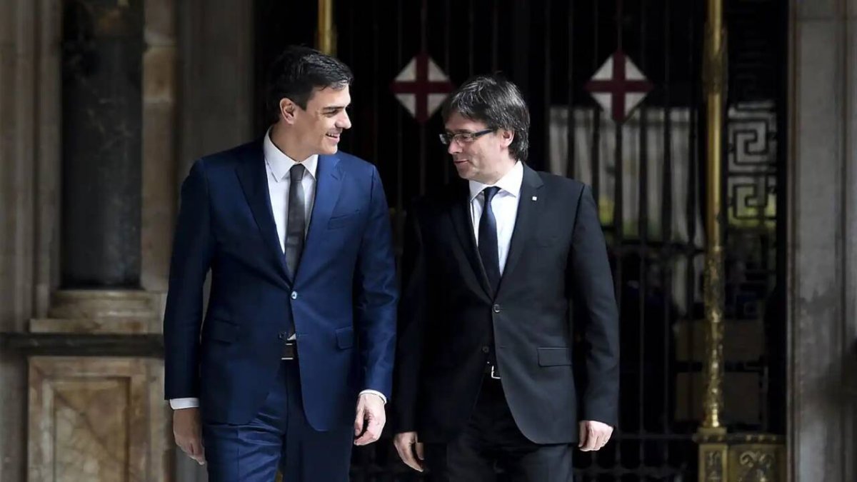 Sanchez y Puigdemont