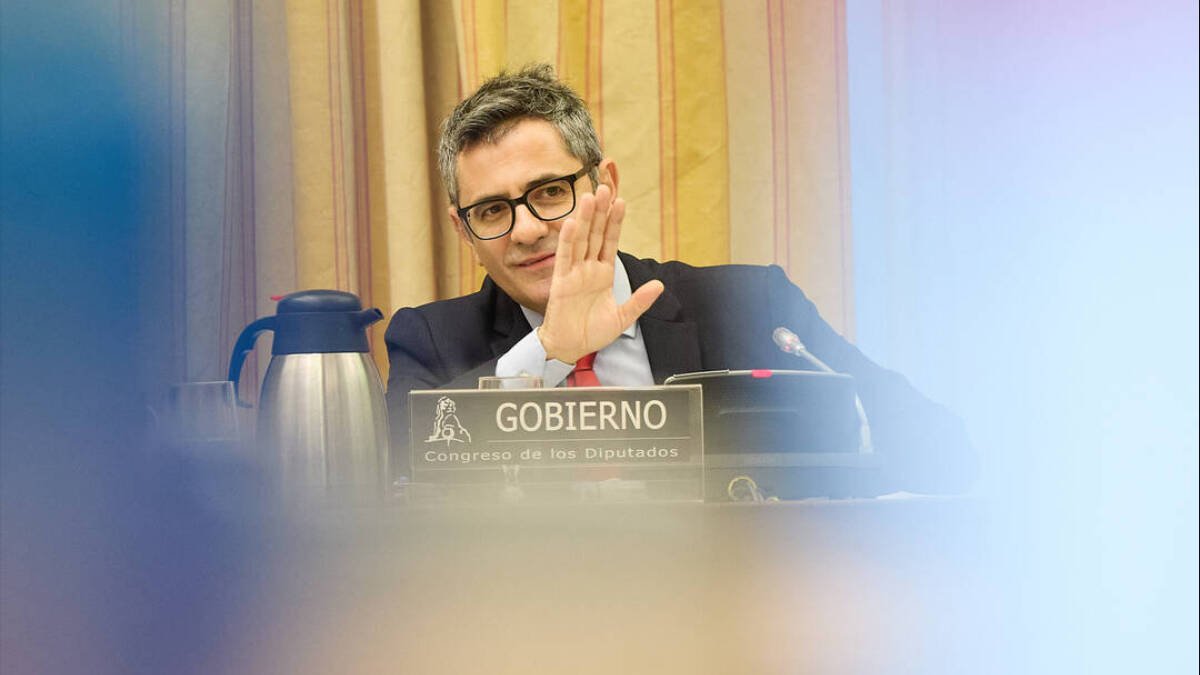 El ministro de la Presidencia, Relaciones con las Cortes y Justicia, Félix Bolaños.