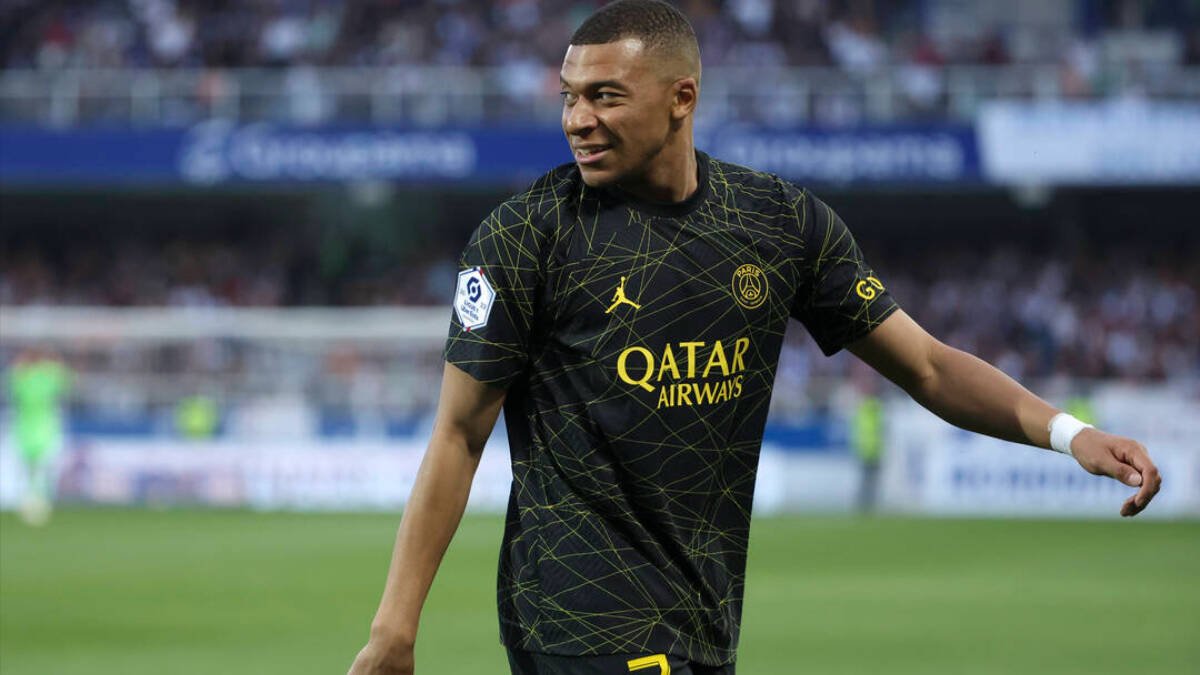 Kylian Mbappé, durante un partido con el PSG.