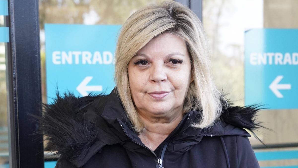 Terelu Campos se mostró cercana y generosa con los reporteros de calle.
