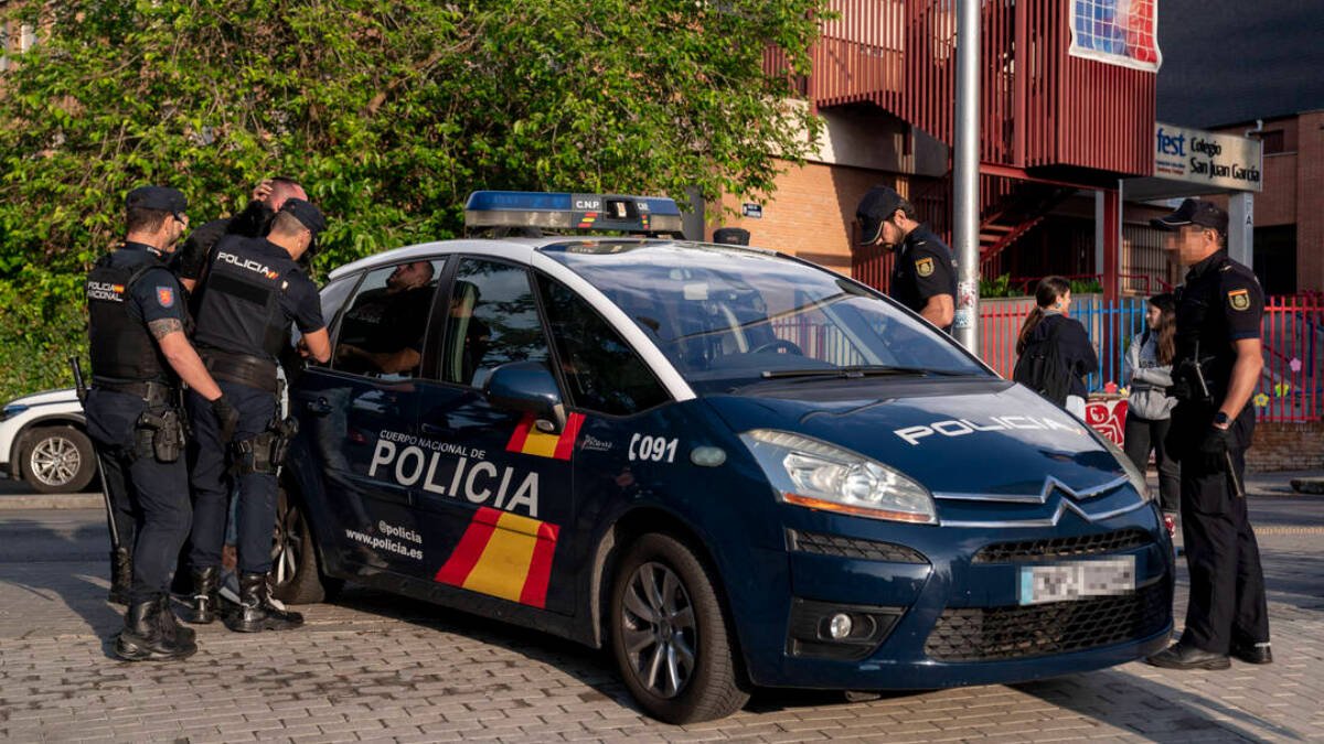 Actuación de la Policía Nacional.