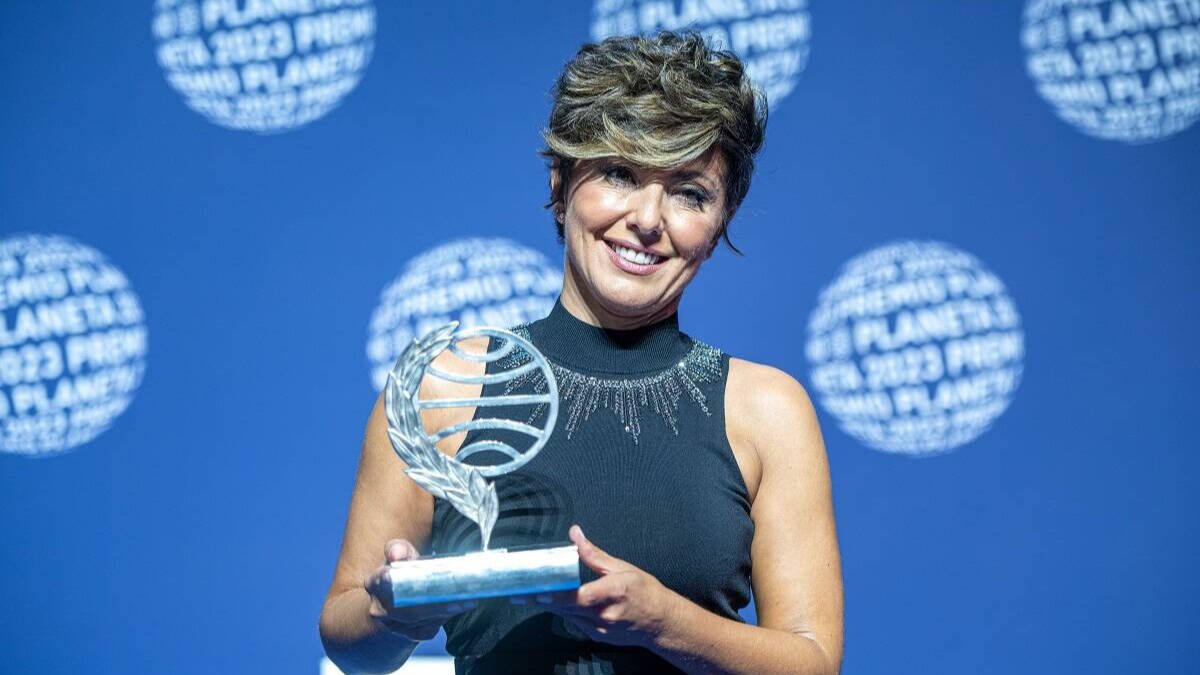 Sonsoles Ónega, en la gala de nombramiento de los Premios Planeta.