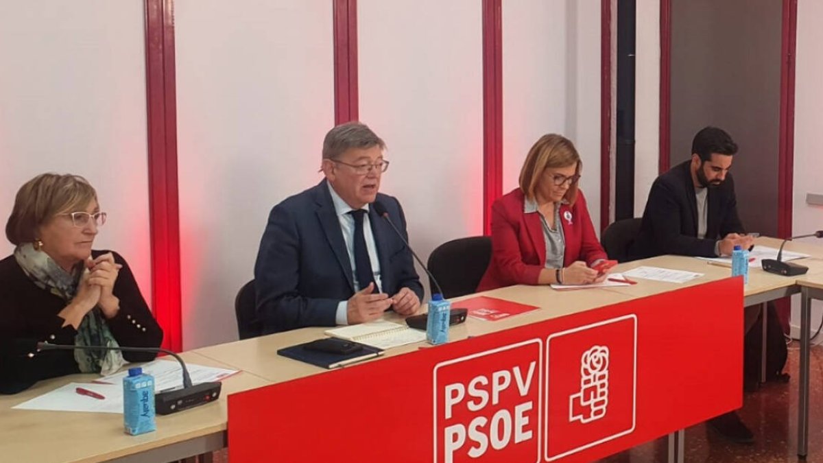 Ximo Puig preside la ejecutiva del PSPV