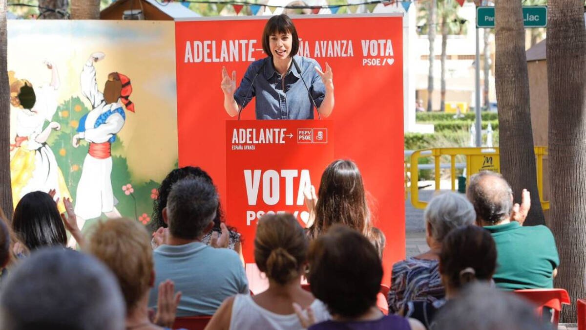 Diana Morant en un mitin
