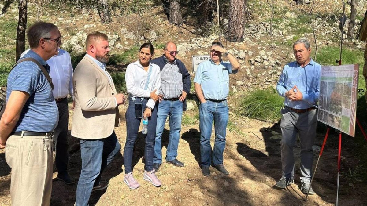 El diputado del Ciclo Integral del Agua, Iván Sánchez, en una visita - DIPUTACIÓ DE CASTELLÓ