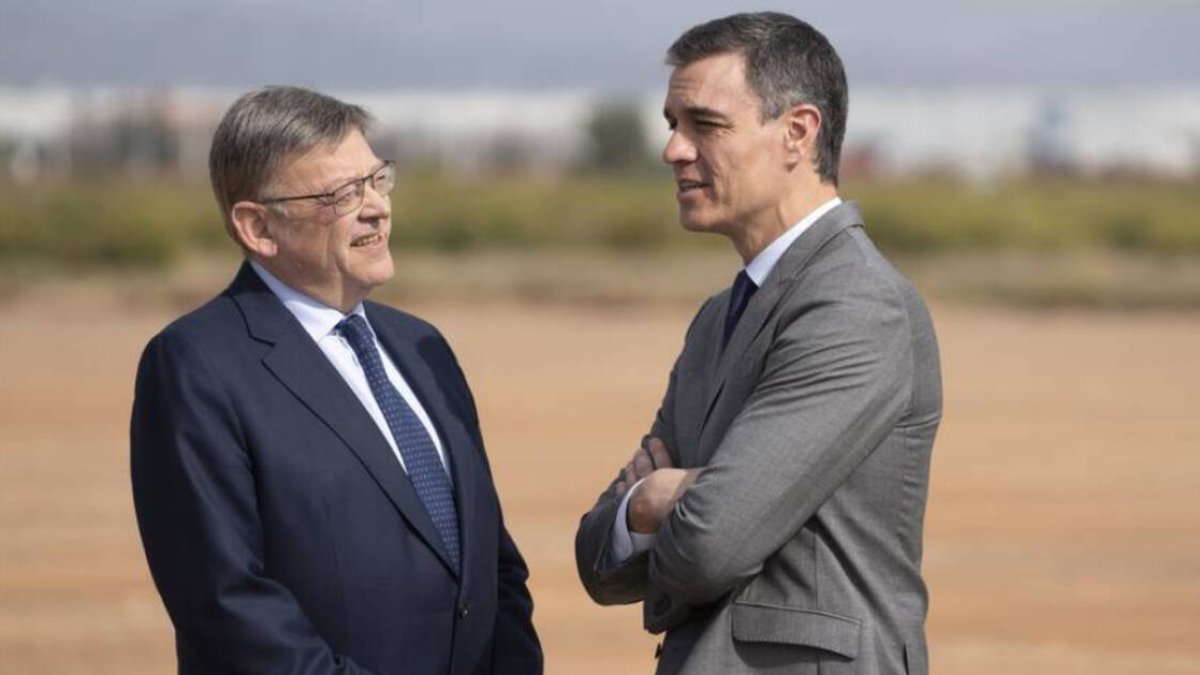 Ximo Puig y Pedro Sánchez.