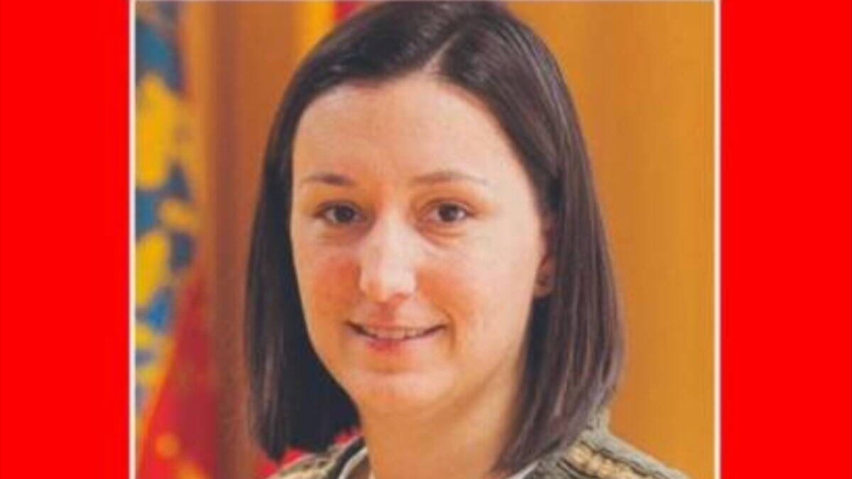 Rostro de Marta Trenzano en la publicación de Vox Algemesí