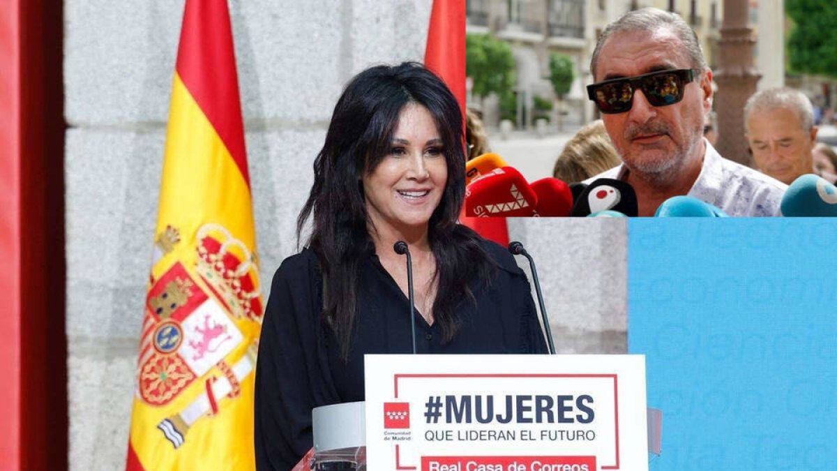 Pepa Gea, en un acto de la Comunidad de Madrid.